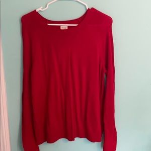 a new day Red Sweater